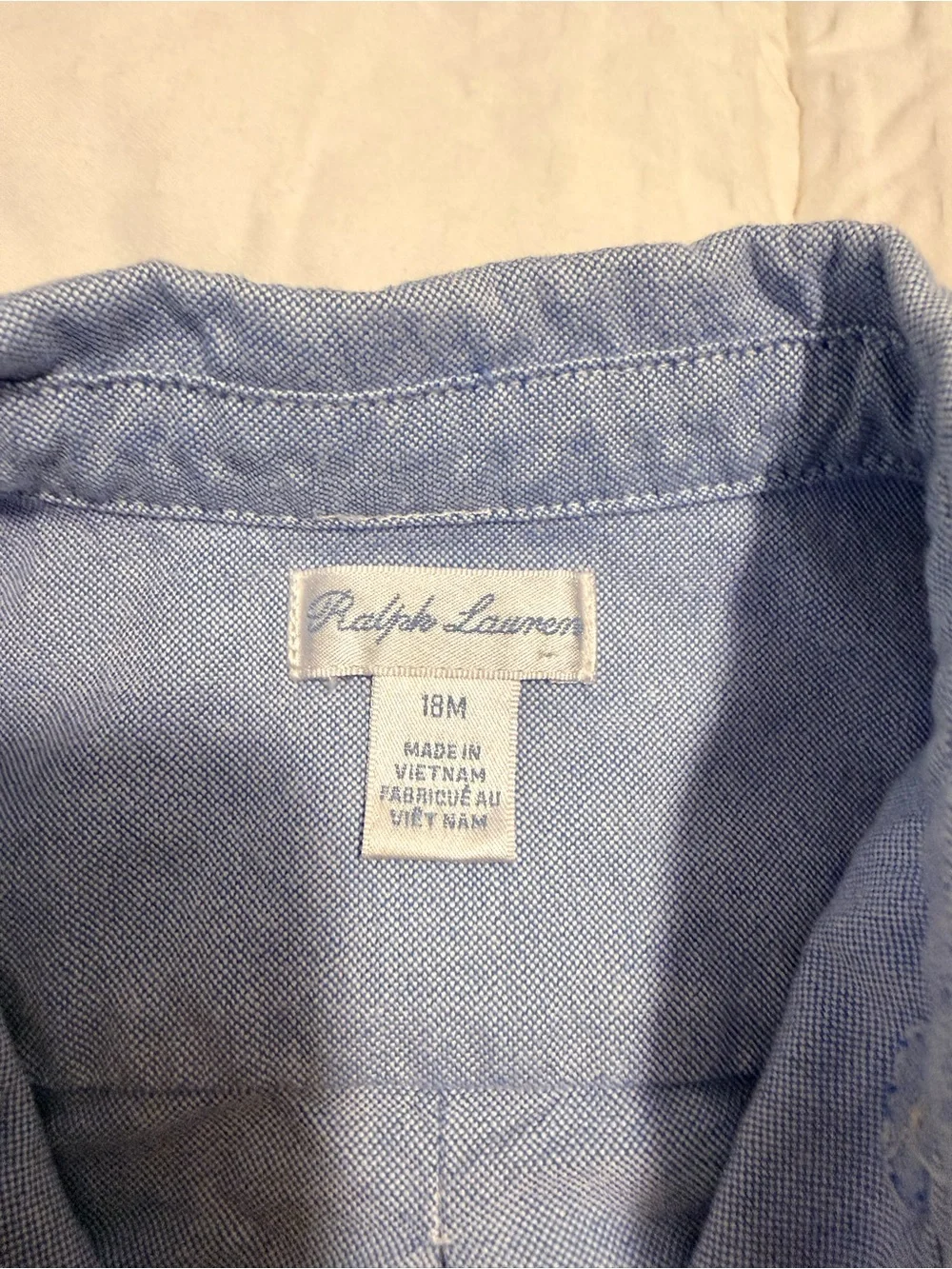 Ralph Lauren Light Blue Button-Down Oxford Shirt